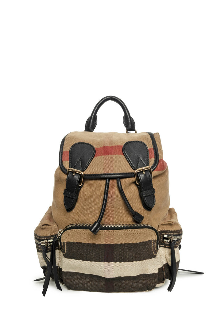 Burberry  Medium Canvas Bucket Backpack
