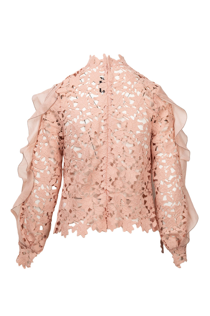 Self Portrait Size 4 Lace Ruffle Tops