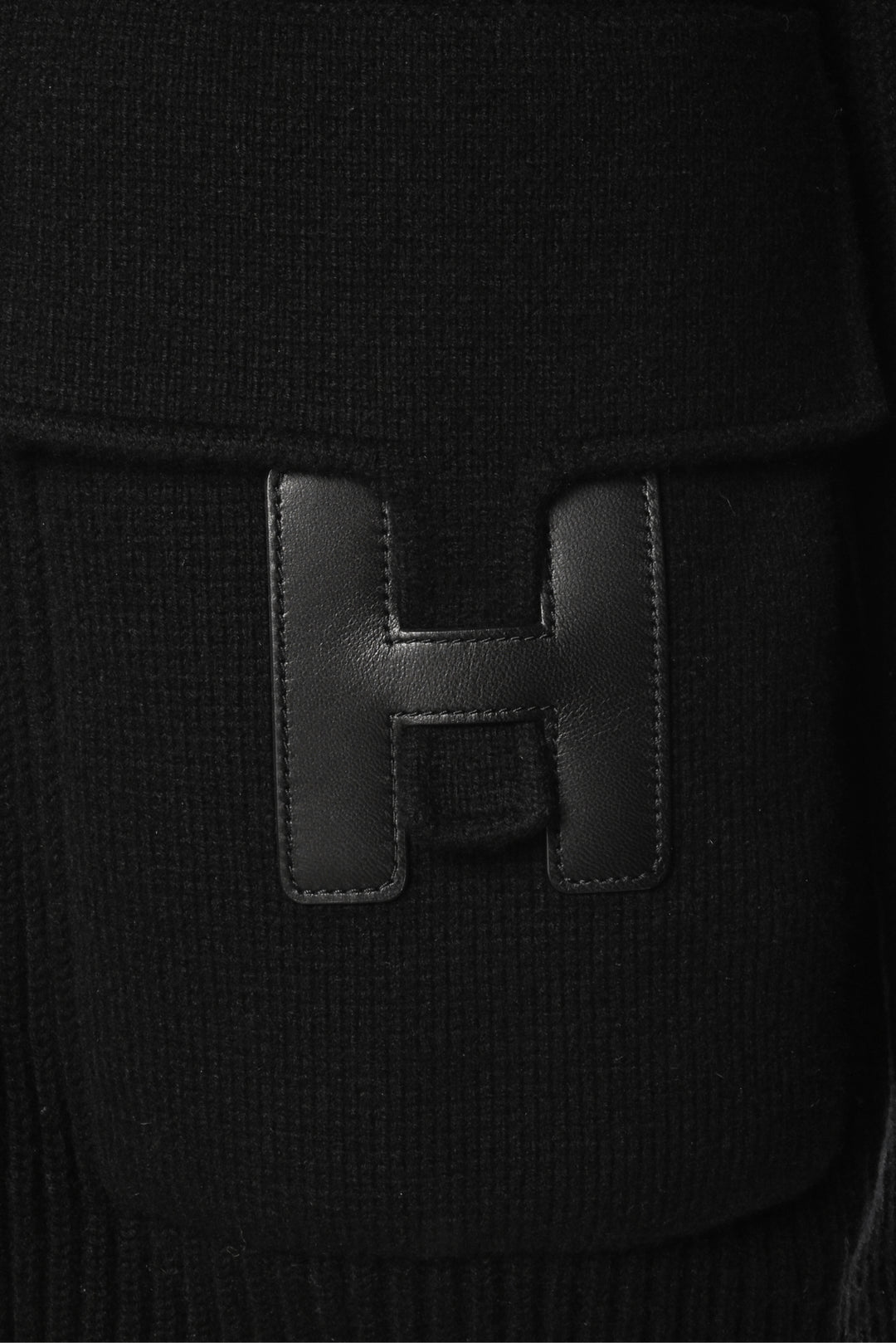 Hermes Size 34 H Pocket Zipped Wool Cardigan Jacket