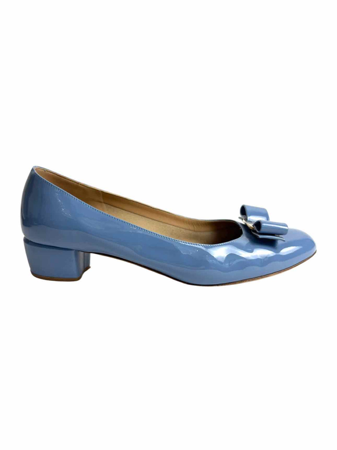 Ferragamo Size 8.5 Patent Pumps