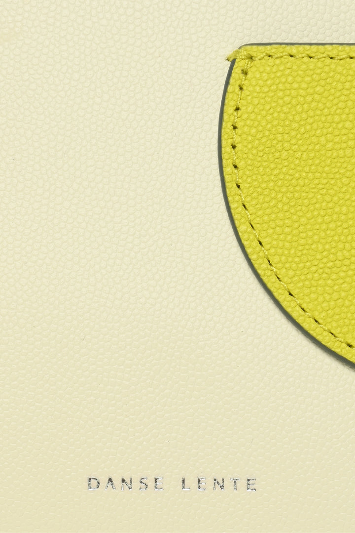 Danse Lente Colourblock Grained Leather Margot Square Tote