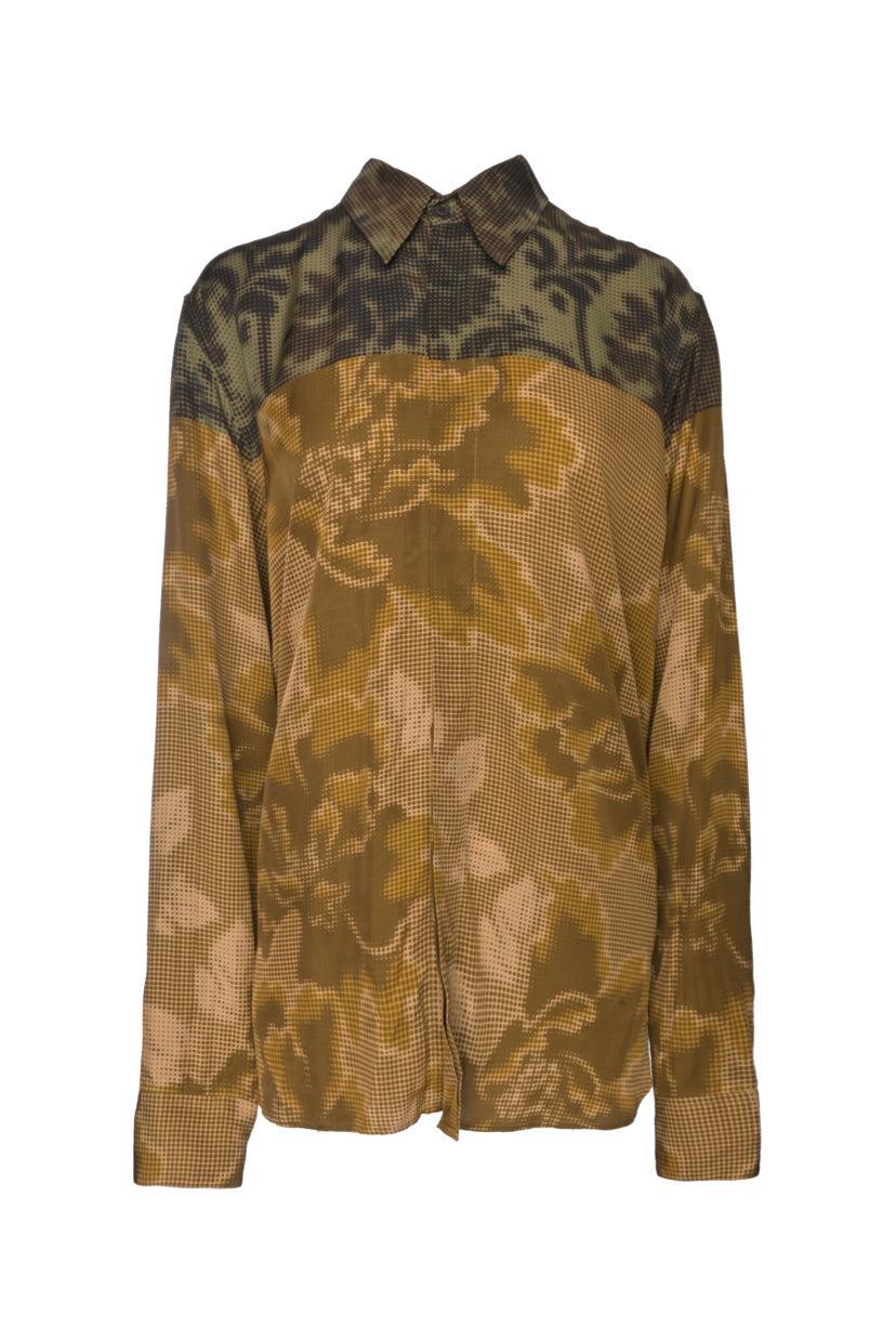 Dries Van Noten Size 44 Men's Shirt Long Sleeve