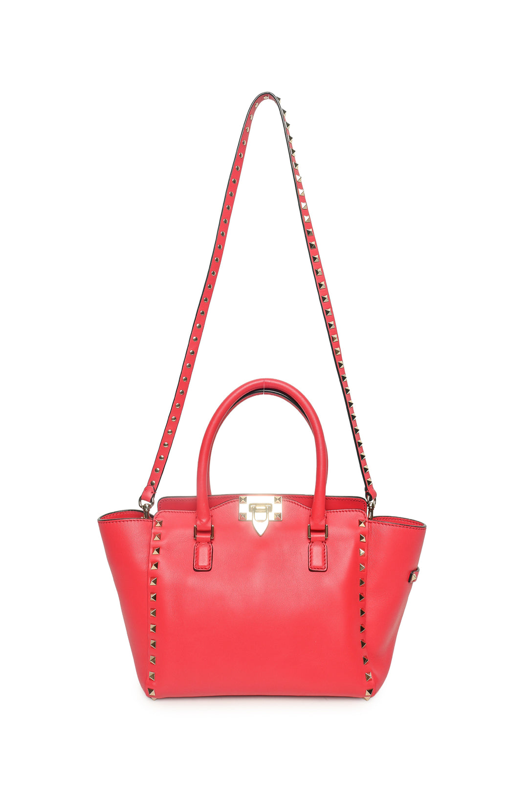 Valentino Small Rockstud Rigid Shoulder Bag