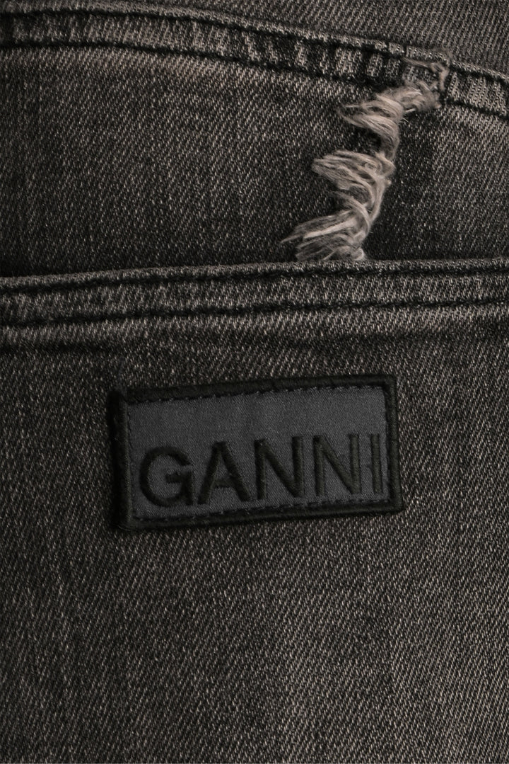Ganni Size 34 Denim Skirt