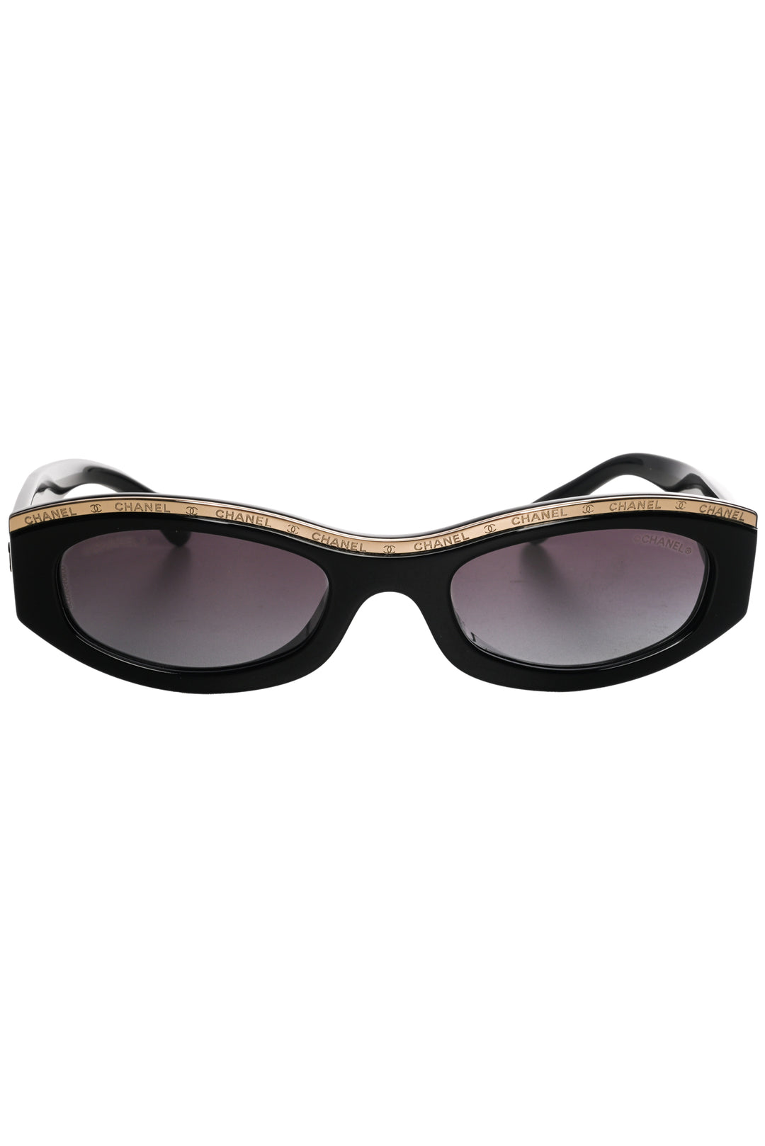 Chanel Logo Trim Cat Eye Sunglasses