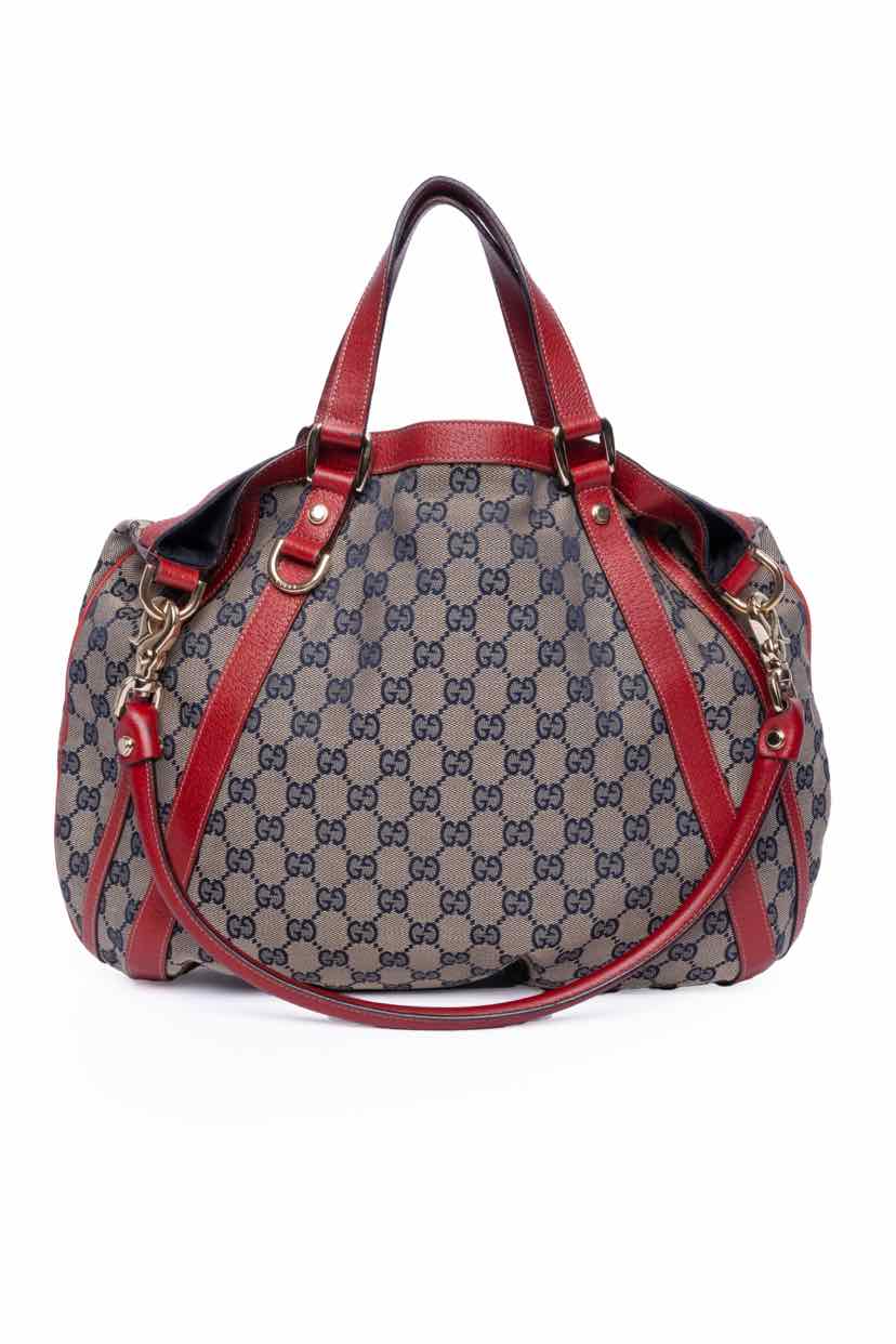 Gucci Monogram Medium Abbey Convertible Hobo