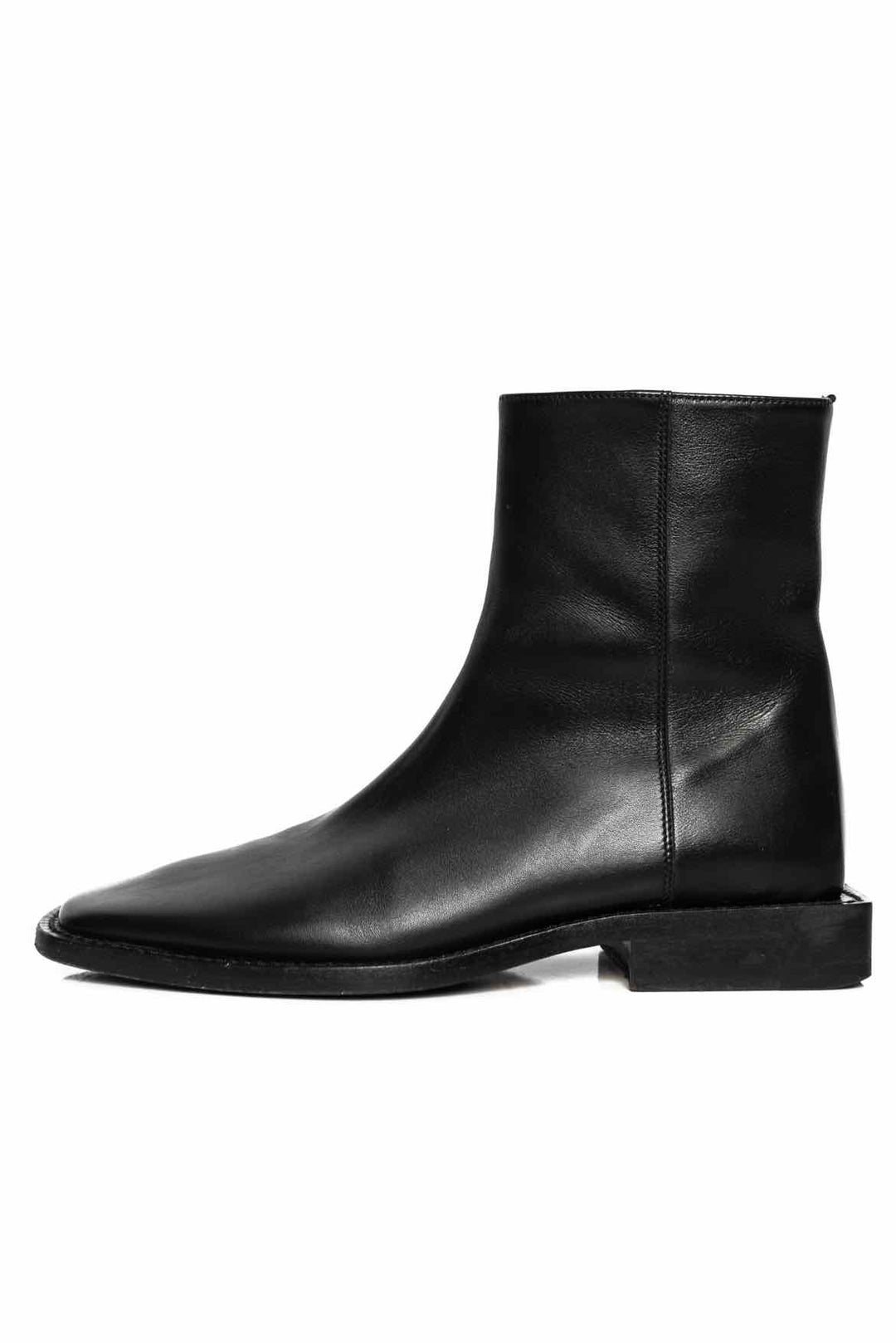 Balenciaga Size 37.5 Square Toe Ankle Boots