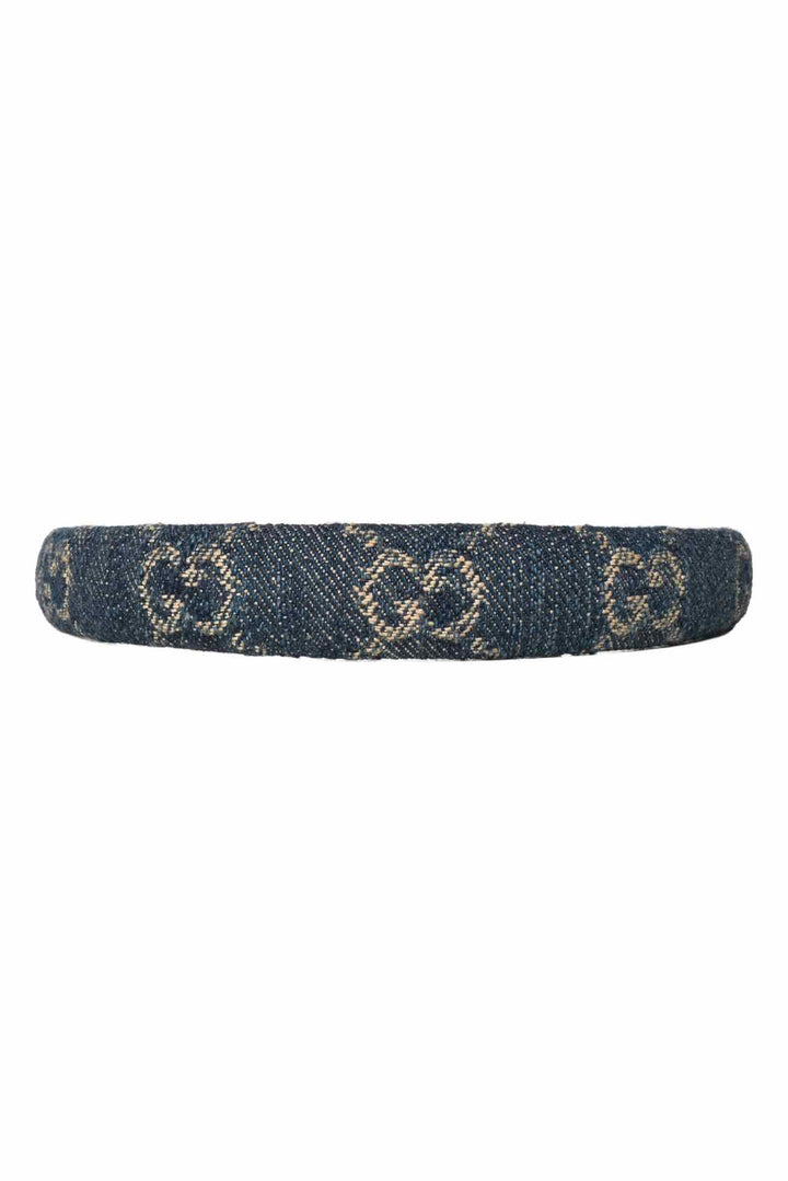 Gucci Size OS GG Canvas Denim Headband