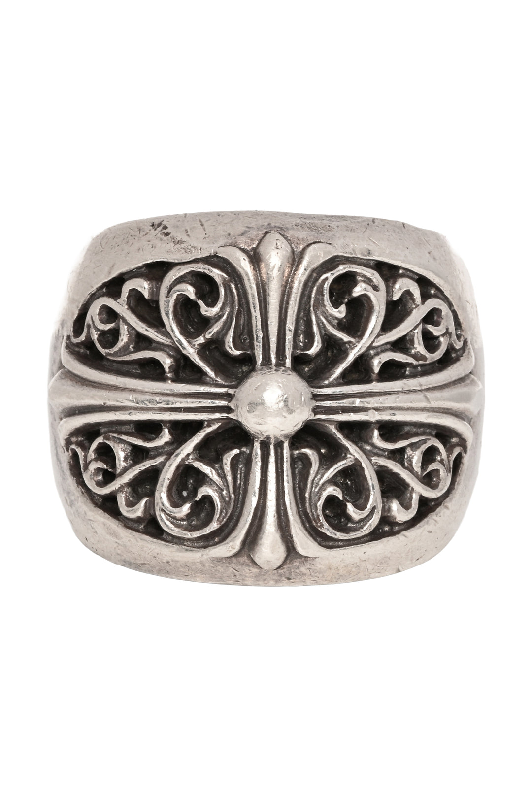 Chrome Hearts Size 12.5 Classic Oval Cross Ring
