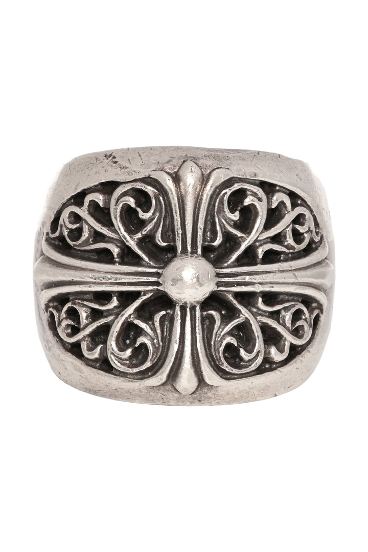 Chrome Hearts Size 12.5 Classic Oval Cross Ring