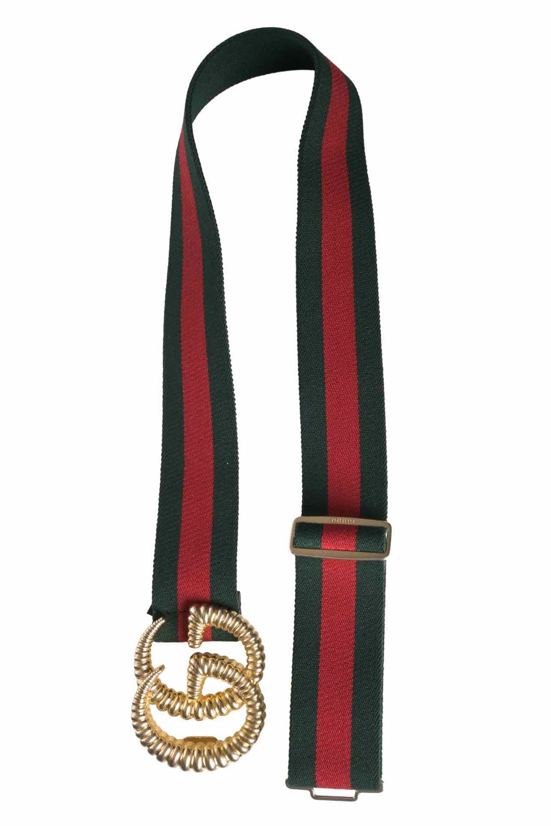 Gucci Size 32 Web Elastic Torchon Double G Belt