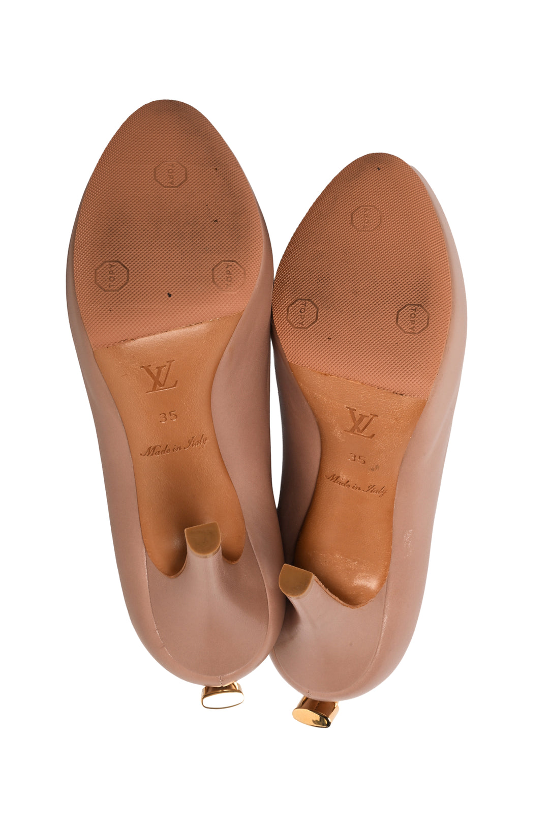 Louis Vuitton Size 35 Smooth Calfskin Oh Really Peep Toe Pumps