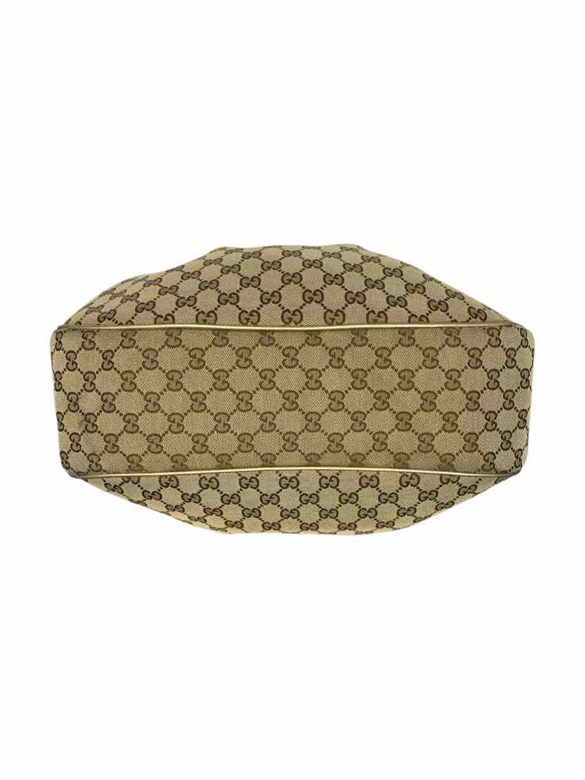 Gucci GG Canvas and Leather Medium Sukey Hobo Bag