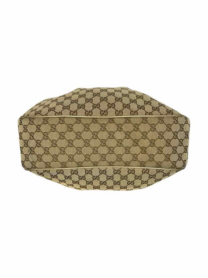 Gucci GG Canvas and Leather Medium Sukey Hobo Bag