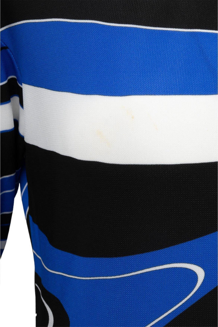 Emilio Pucci Size 6 Printed Viscose Long Sleeve Dress