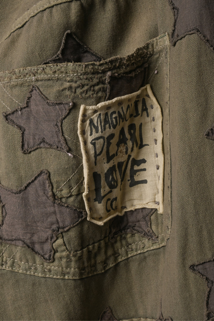 Magnolia Pearl Size OS Star Applique Miner Pants