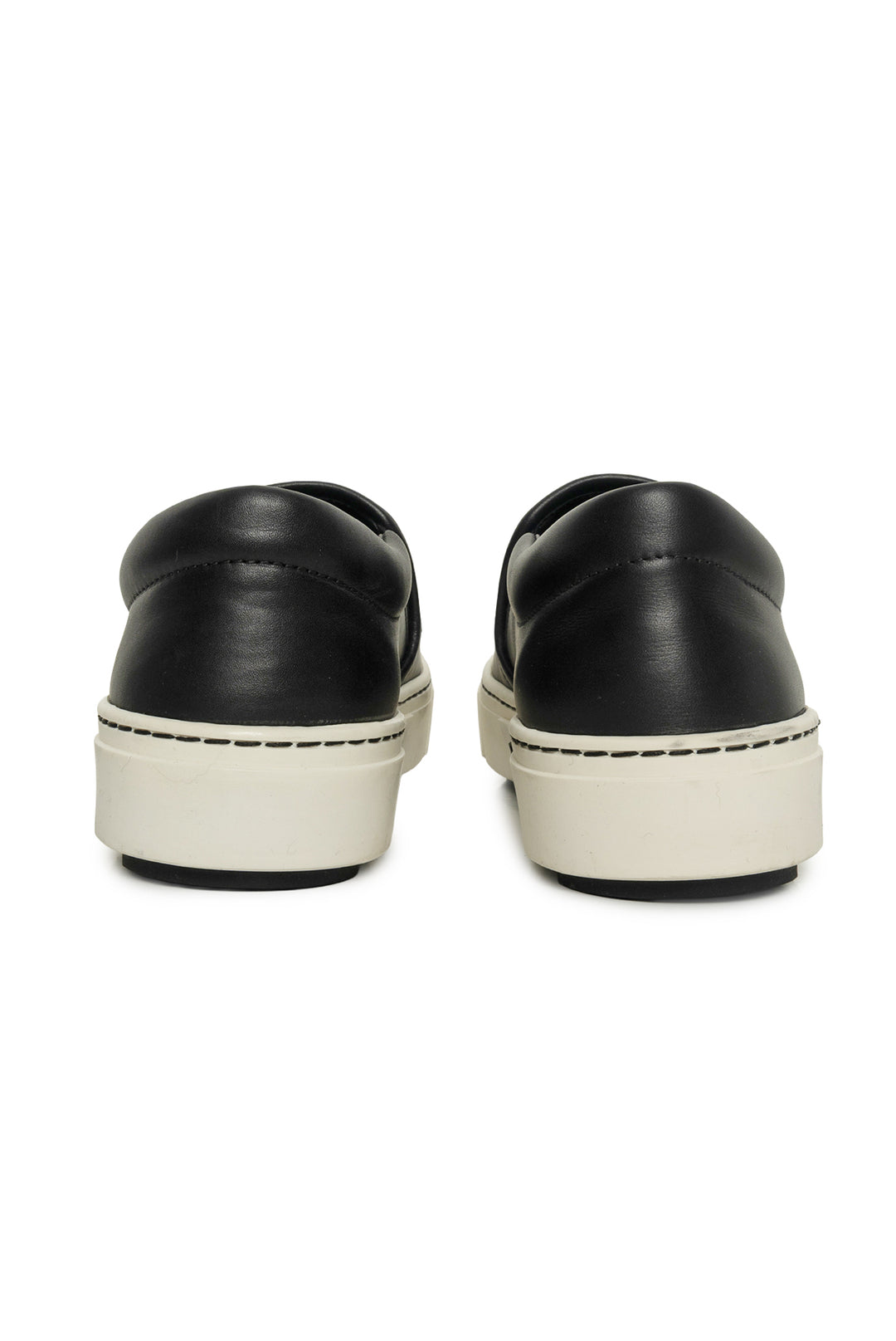 Fendi Size 35 Monster Motif Leather Slip-On Sneaker