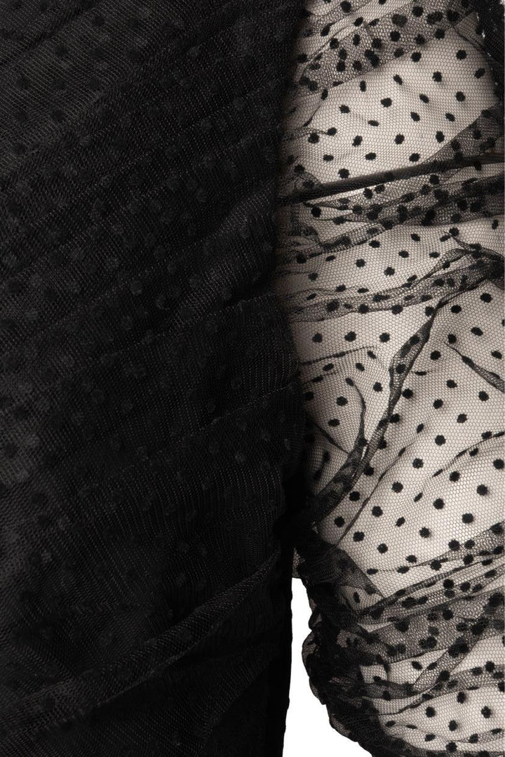 Zimmermann Size 2 Ruched Polka Dot Tulle Dress