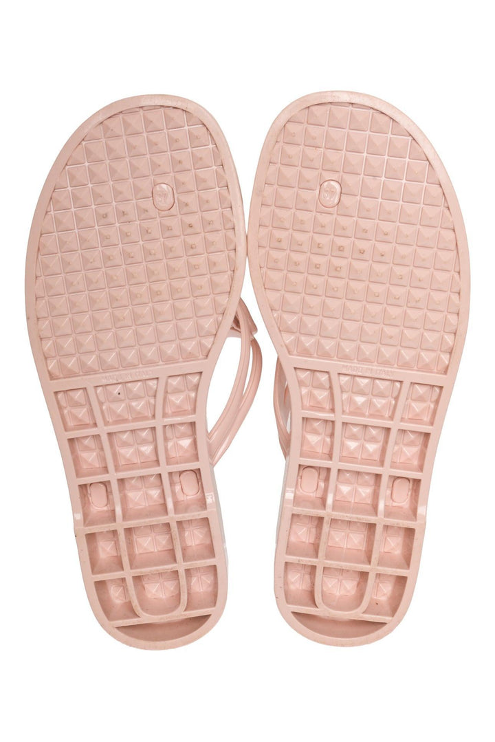 Valentino Size 37 VLogo Signature Rubber Thong Sandals