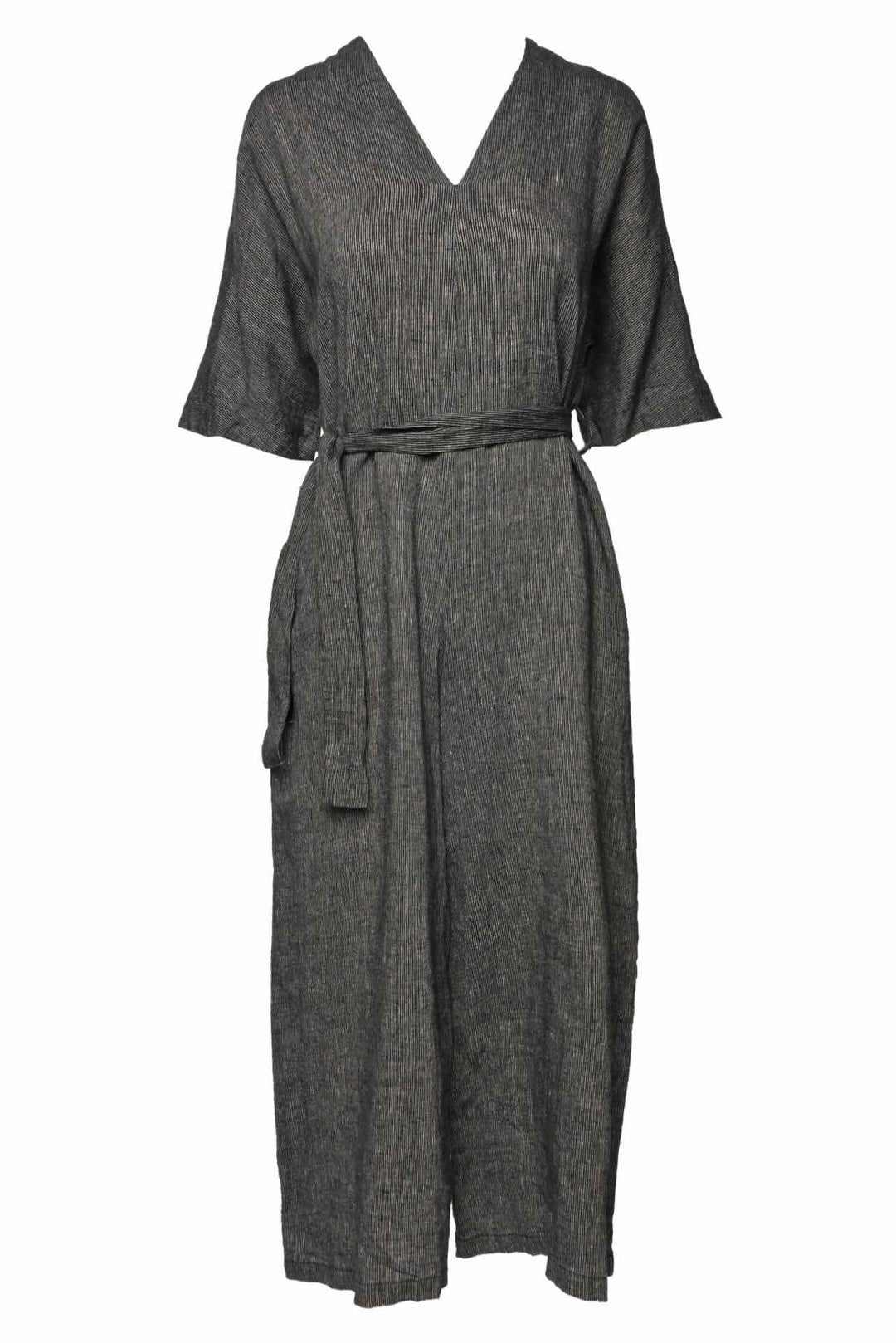 Pomandere Size 2 Linen Jumpsuit