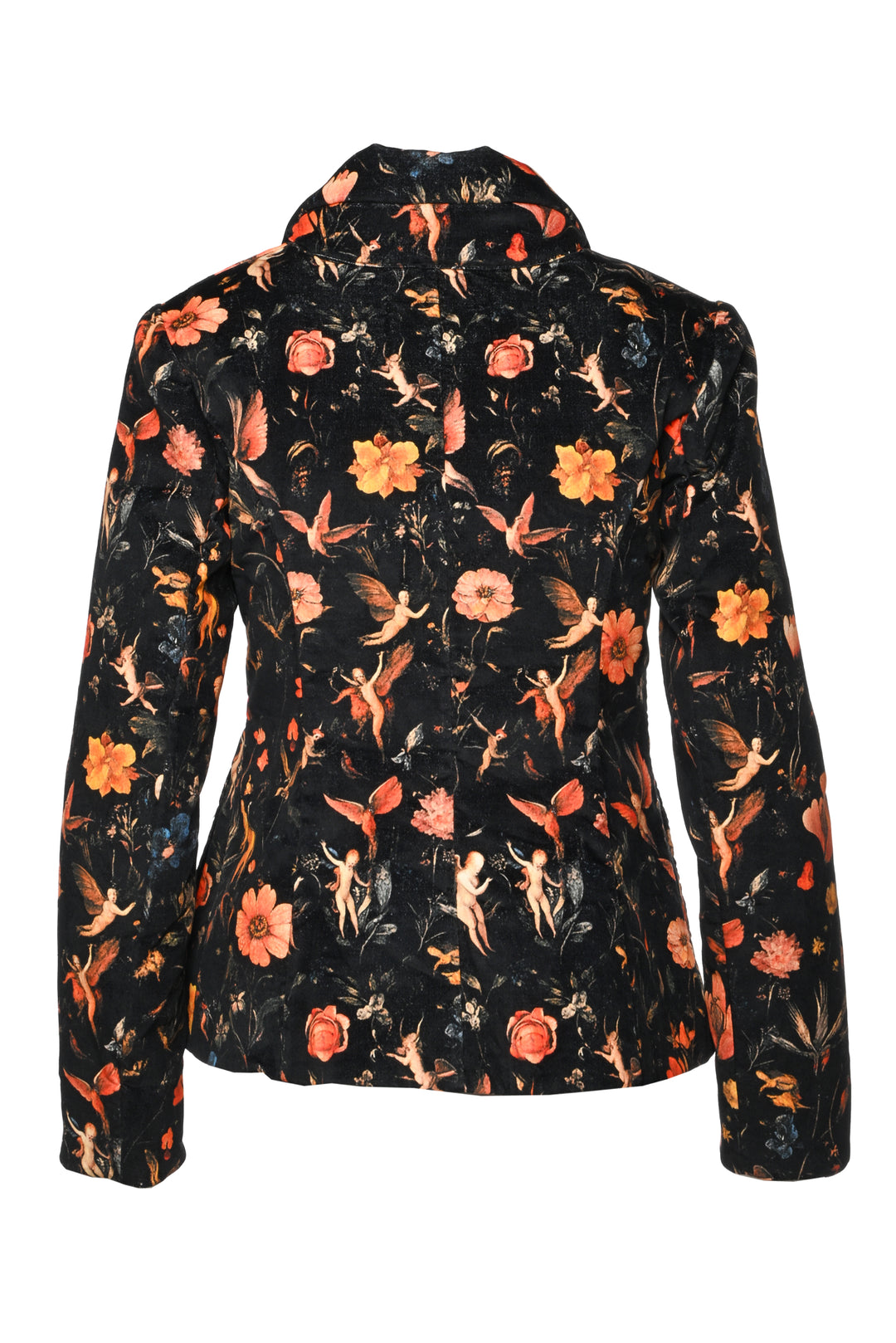 R13 Size S Padded Peak Lapel Shrunken Blazer