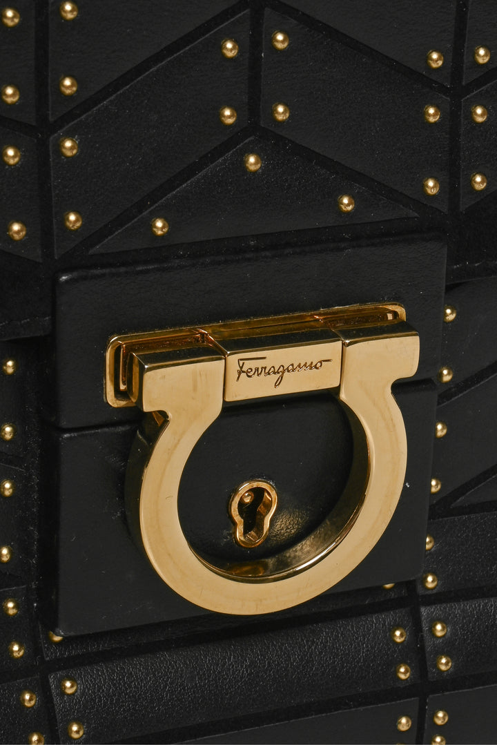 Salvatore Ferragamo Aileen Leather Shoulder Bag