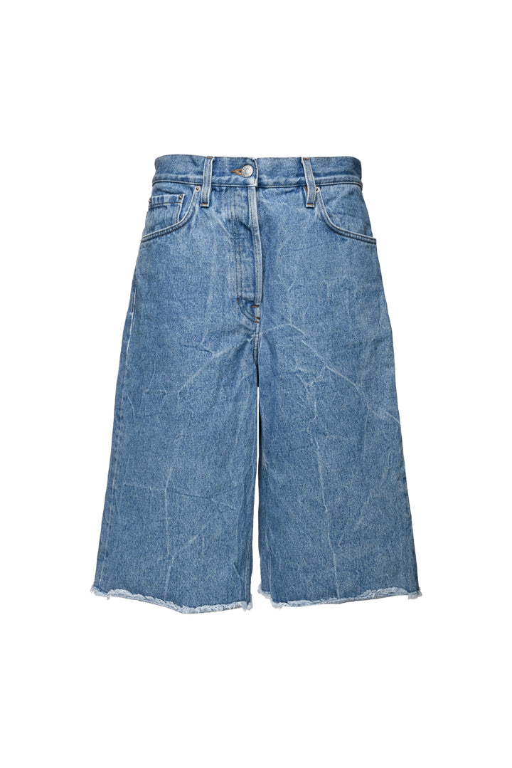 Dries Van Noten Size 30 Pinel Long Denim Shorts