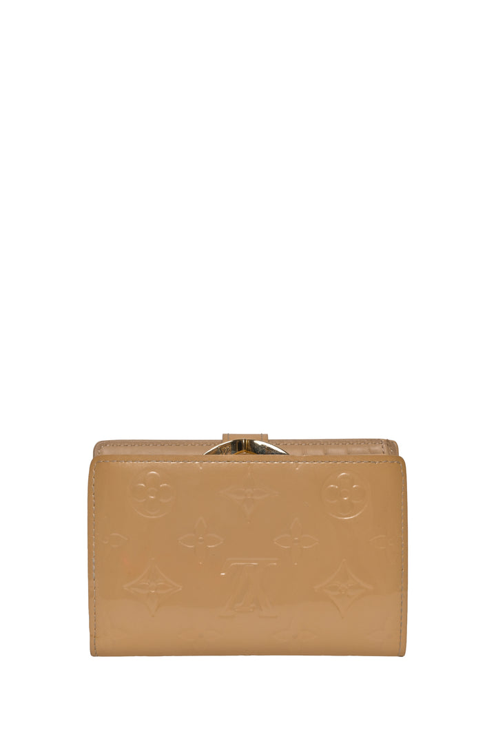 Louis Vuitton 2009 Vernis Monogram French Purse Wallet