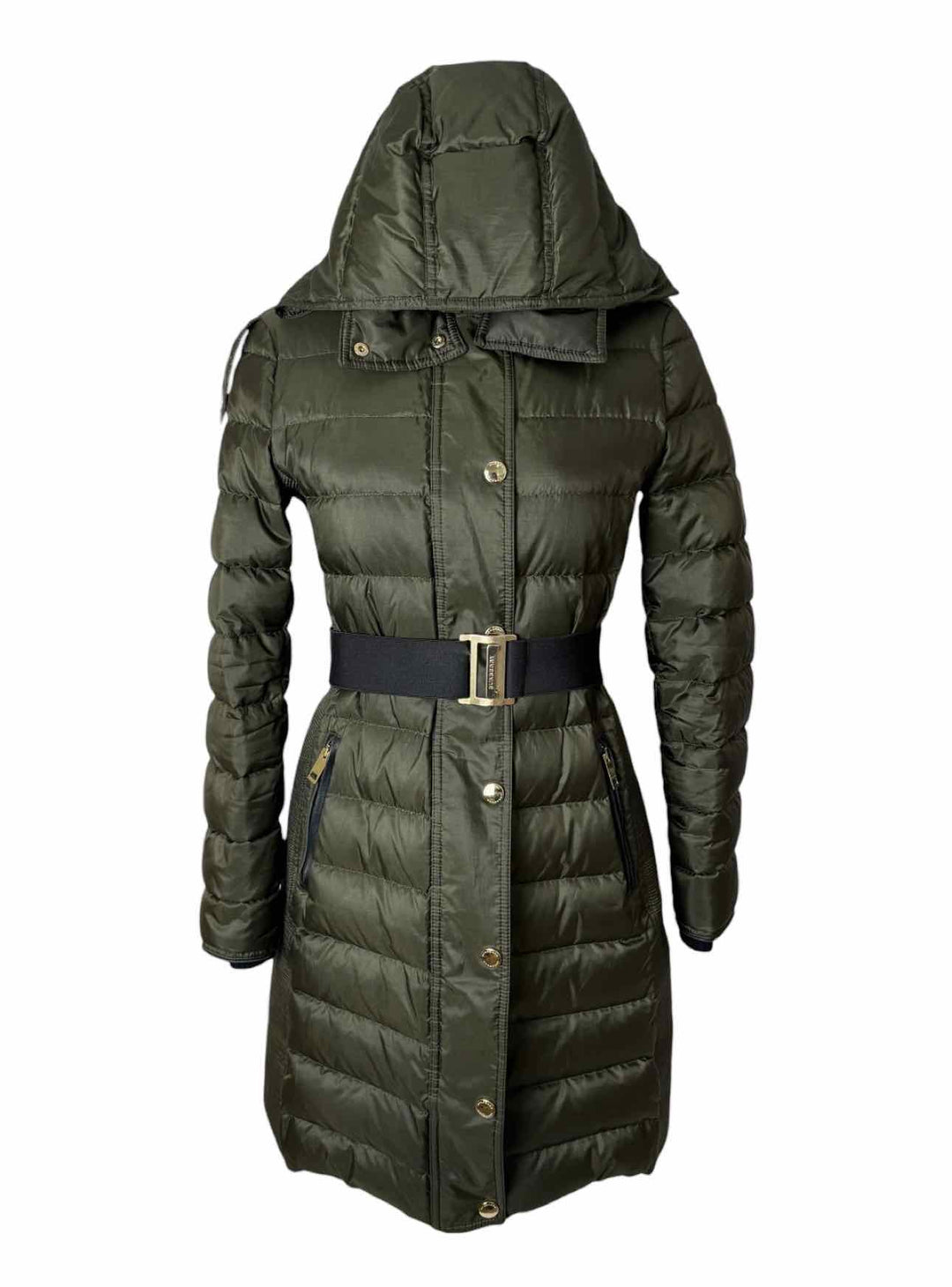 Burberry London Size 8 Quilted Poly Down Filled Coat