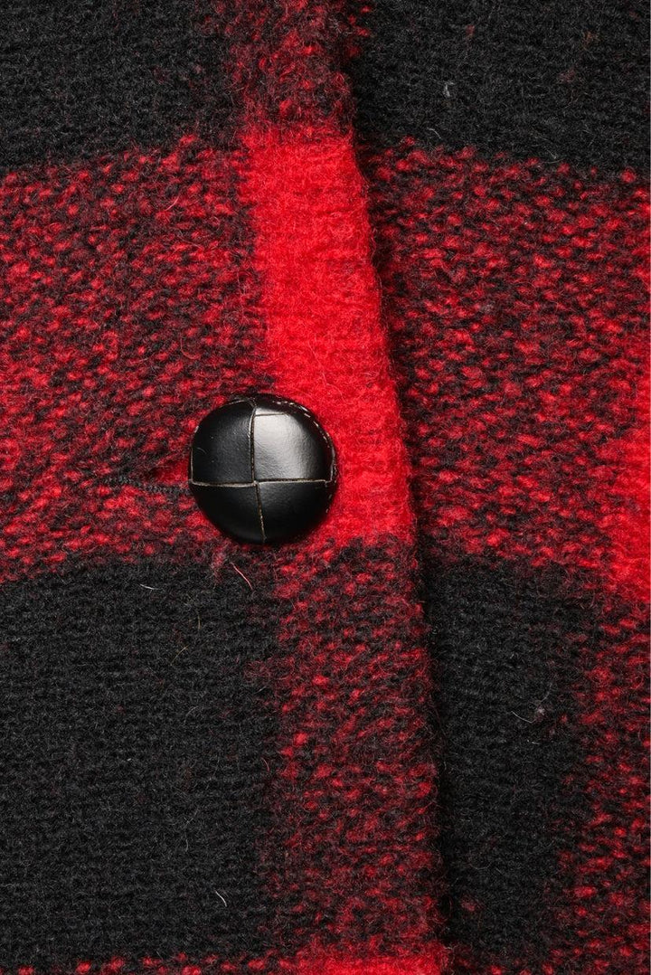 Isabel Marant Etoile Size 34 Wool-Blend Plaid Coat