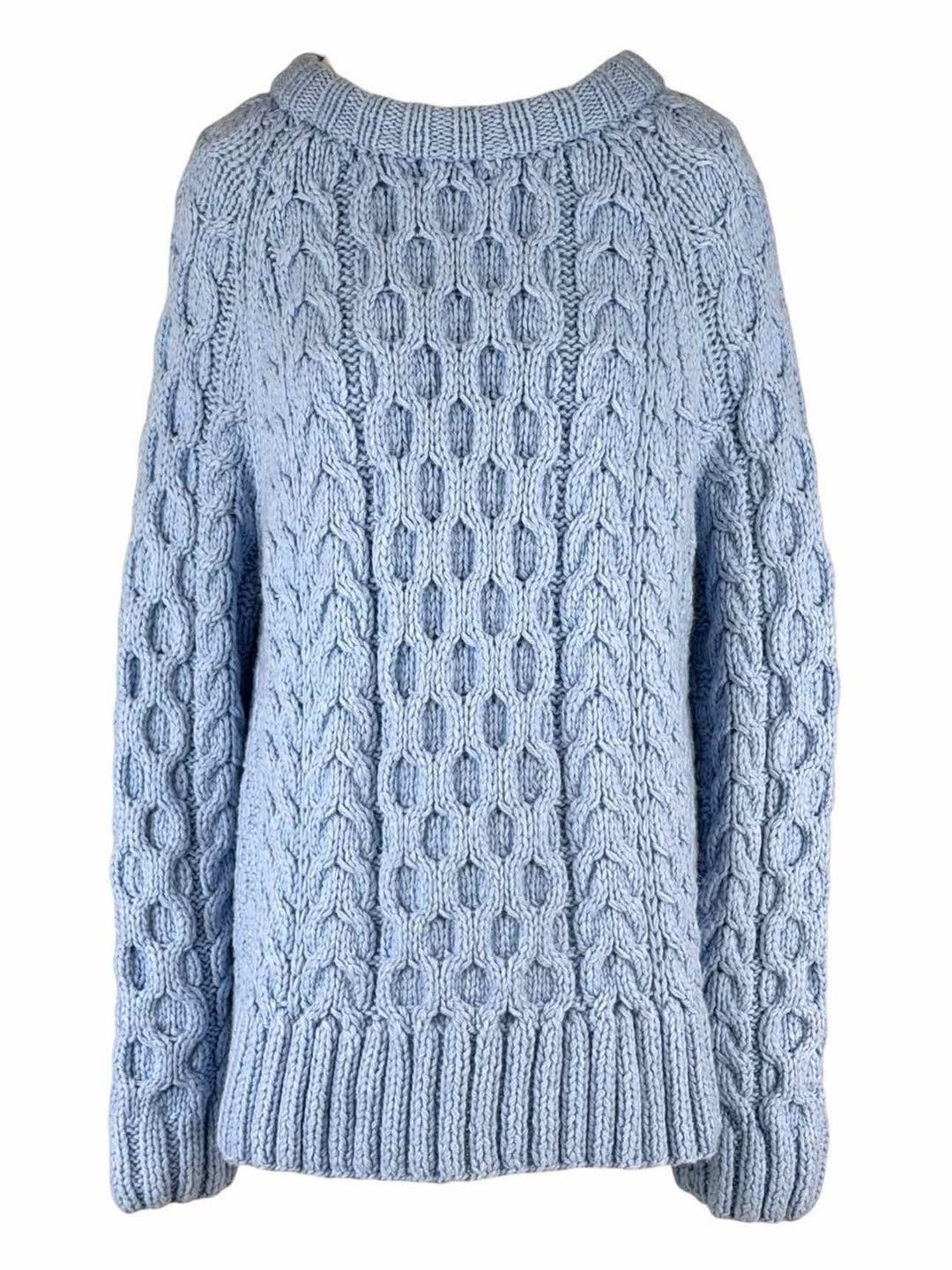 Smythe x Augden Size M Cable Knit Alpaca-Blend Sweater