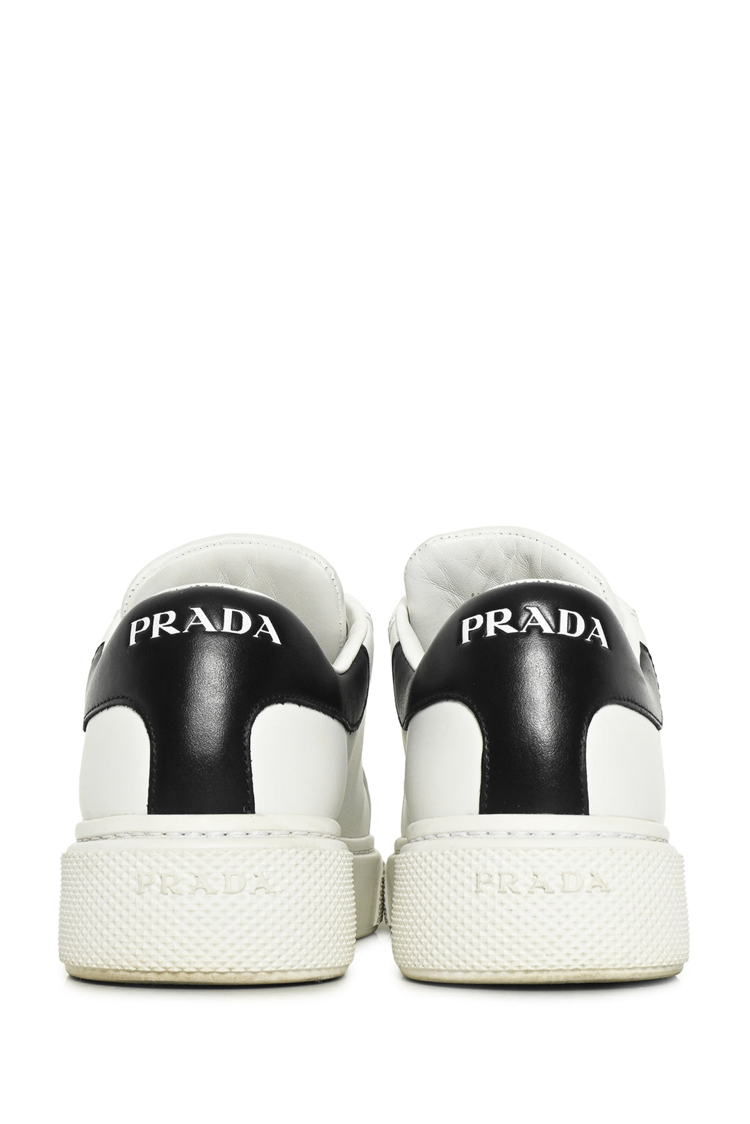 Prada Size 36 Logo Leather Sneaker