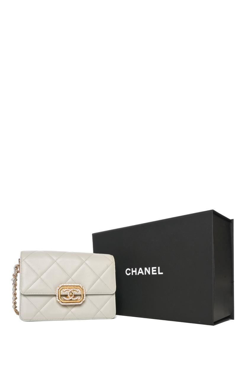 Chanel 2022-2023 CC Strass Mini Flap Bag