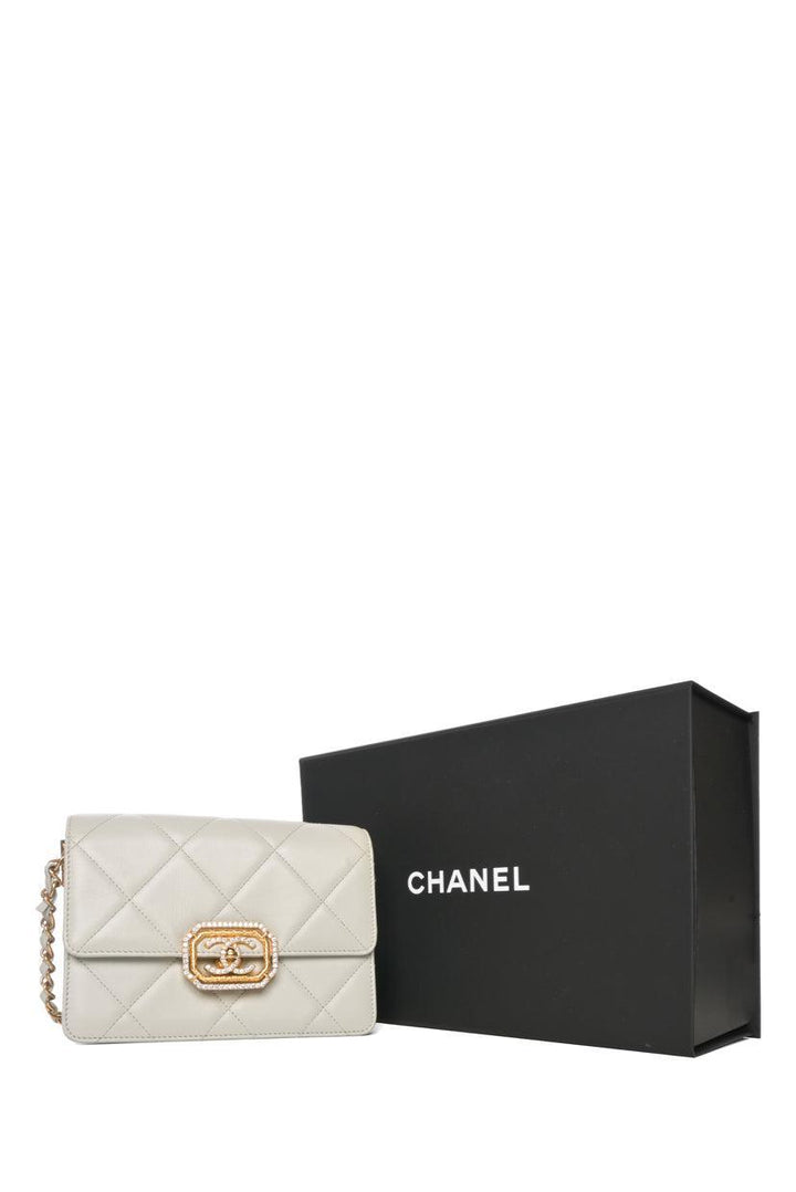 Chanel 2022-2023 CC Strass Mini Flap Bag