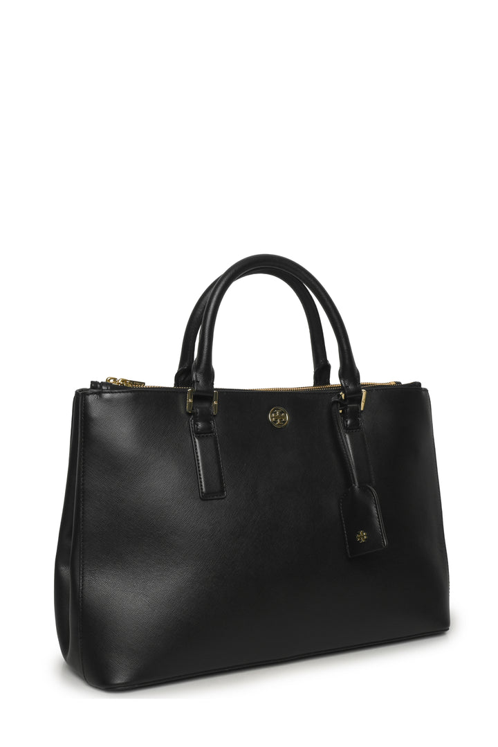 Tory Burch Top Handle Double Zip Tote Bag