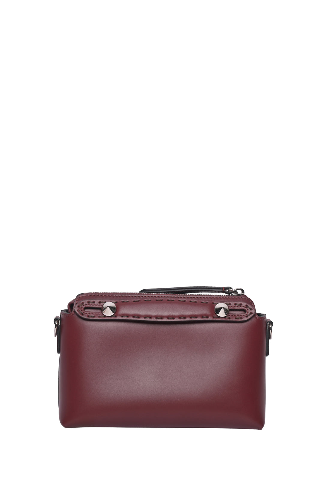 Fendi King Logo Embossed Mini By The Way Boston Bag