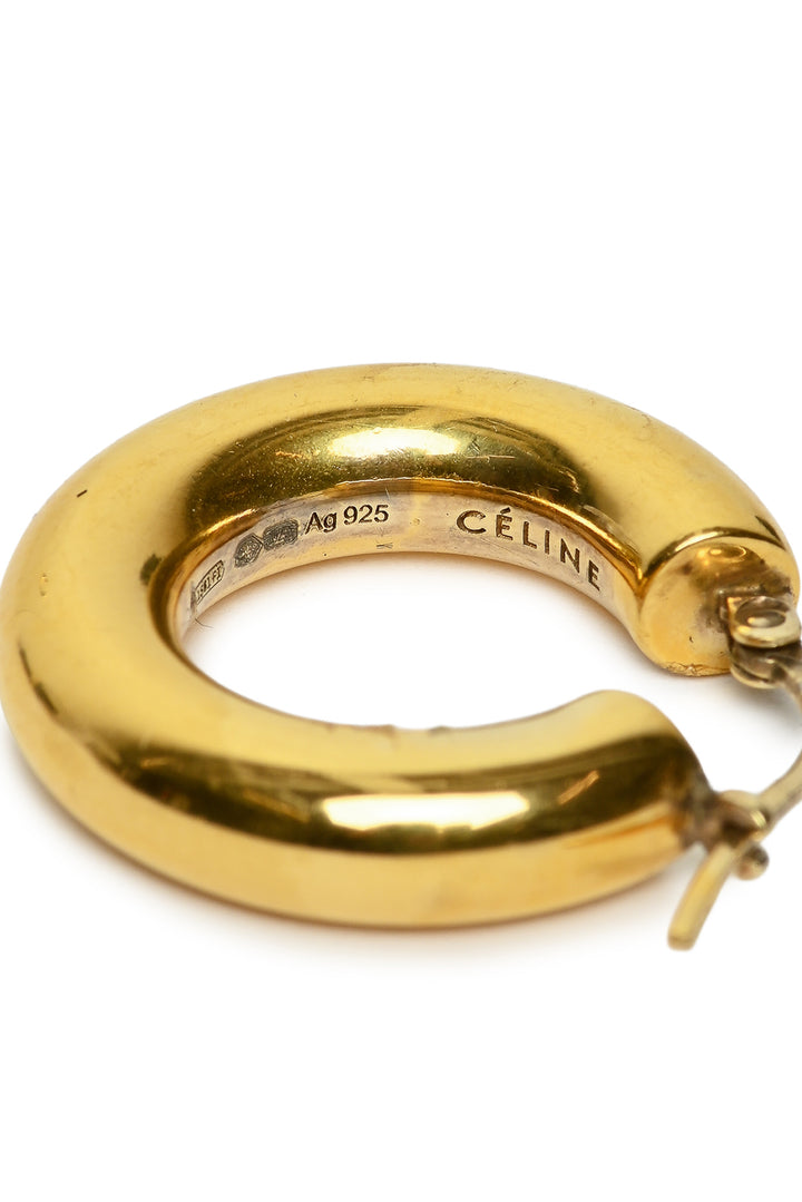 Celine Gold Hoop Earrings