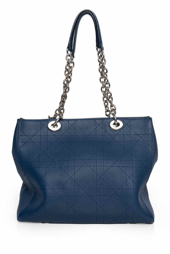 Christian Dior Grained Calfskin Cannage Medium Ultradior Tote