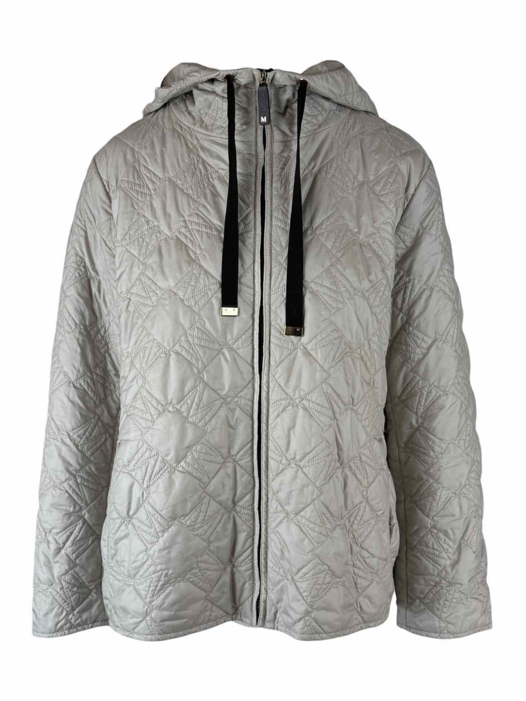 Max Mara Size 10 The Cube Camelwool Quilted Jacket