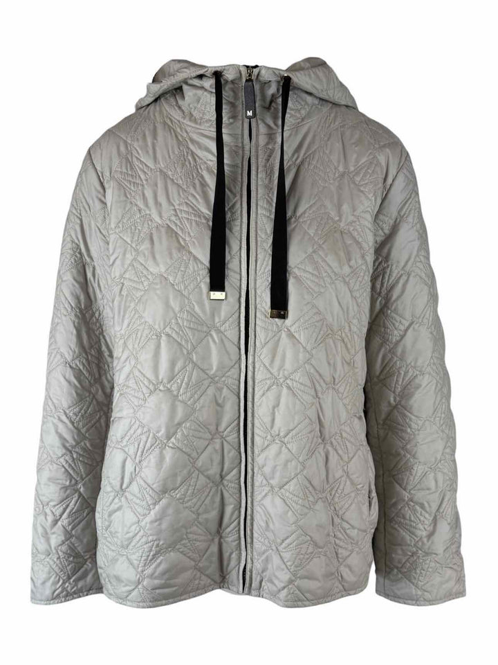 Max Mara Size 10 The Cube Camelwool Quilted Jacket