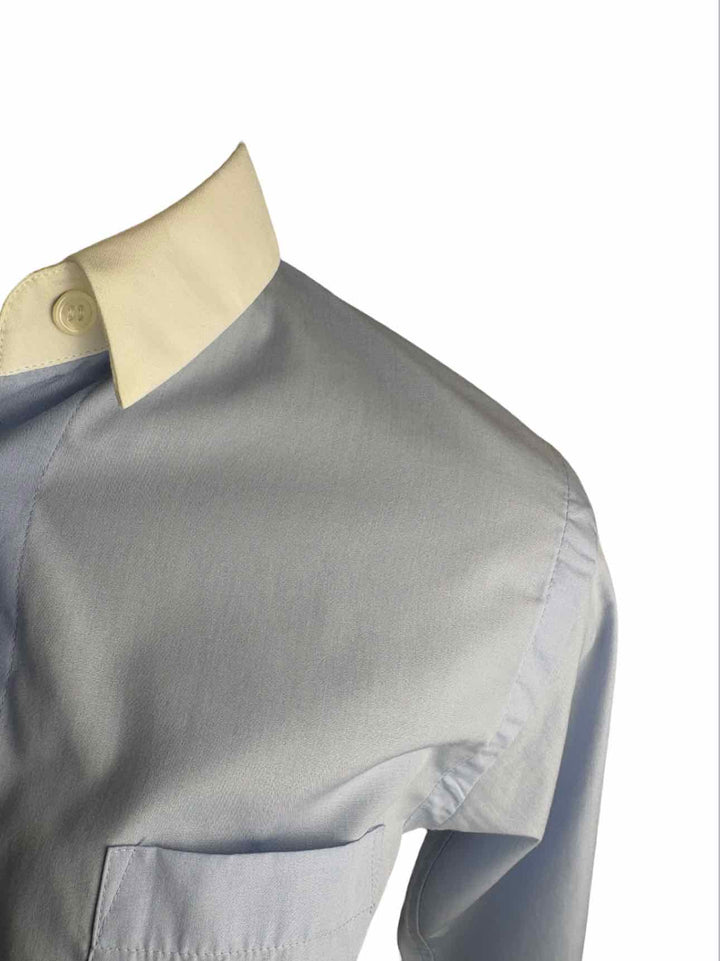 Sacai Size 1 Poplin Lace Back Blouse