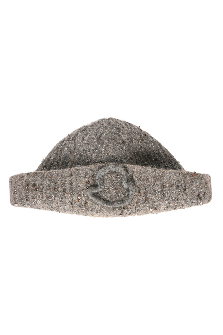 Moncler Wool-Blend Sequin Embellished Beanie