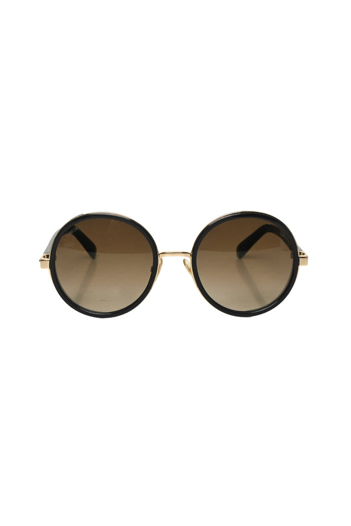 Jimmy Choo Andie/S Glitter Accent Round Eyewear