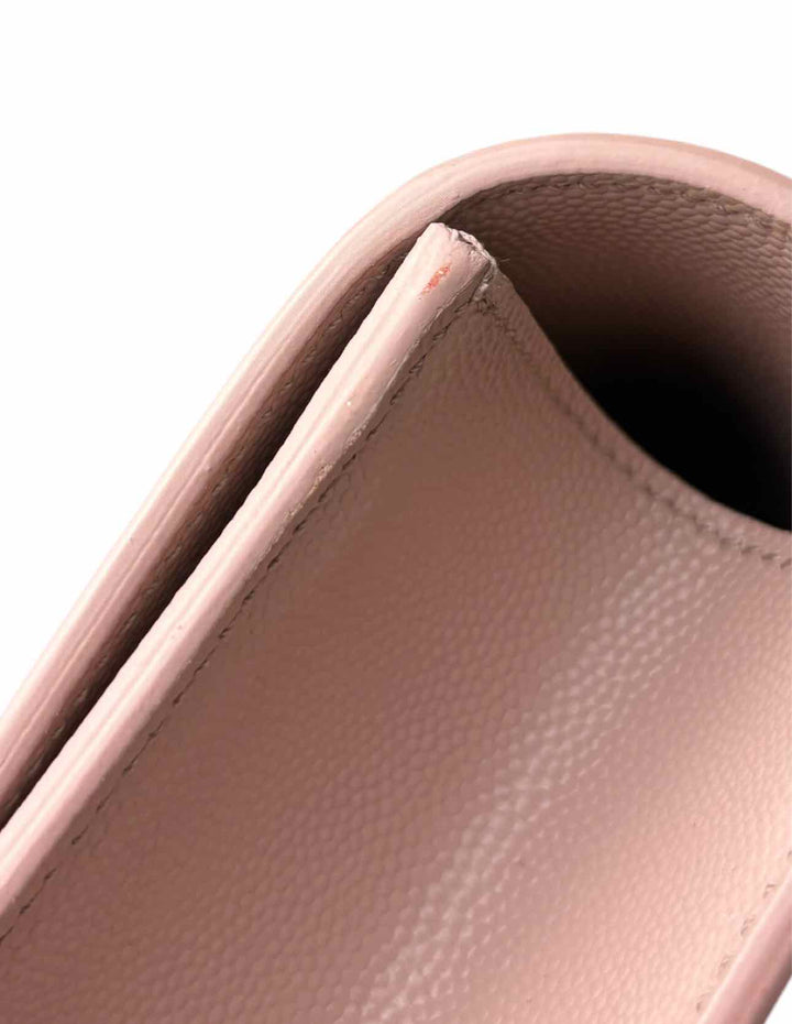Saint Laurent Kate Classic Grain de Poudre Monogram Clutch