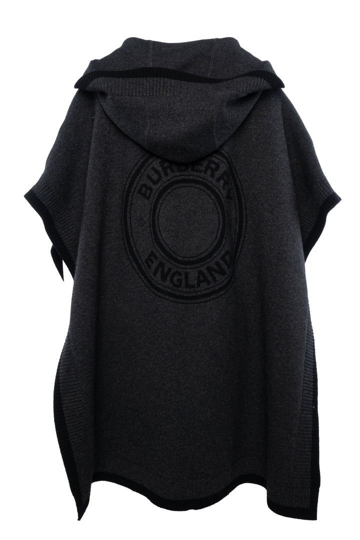 Burberry Size OS Wool & Cashmere Hooded Cape