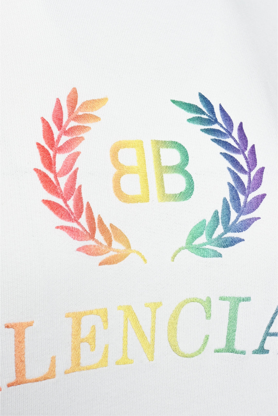 Burberry Size XS 2019 Oversized BB Rainbow Logo Hoodie