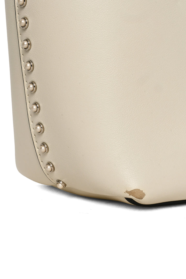 Jimmy Choo Nine2Five Faux Pearl Studded East-West Tote