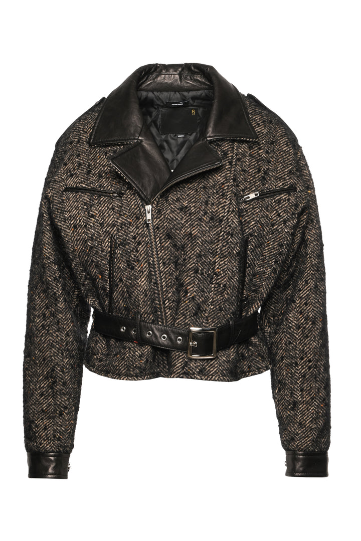 R13 Size XS Exaggerated Shoulder Motorcycle Jacket