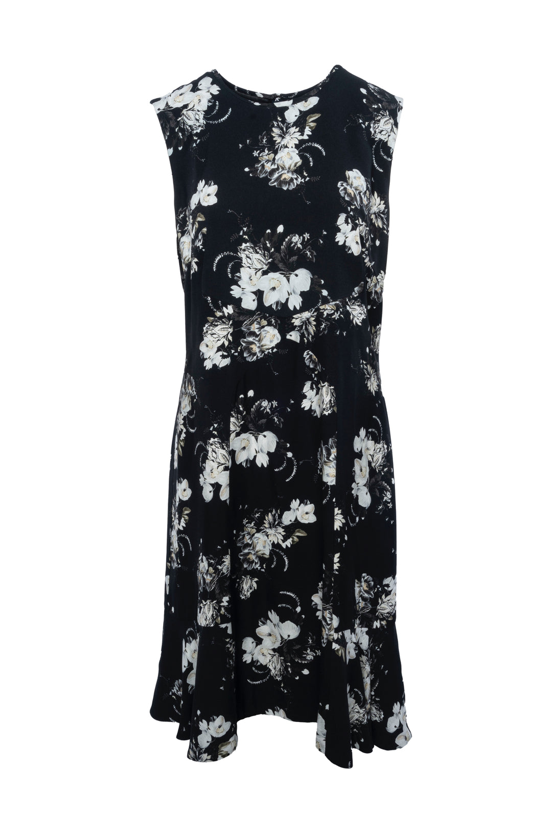 Erdem Size 12 Jana Sleeveless Floral Print Dress