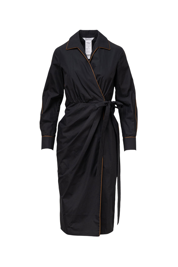 Max Mara Size 4 Amadeus Wrap Midi Dress